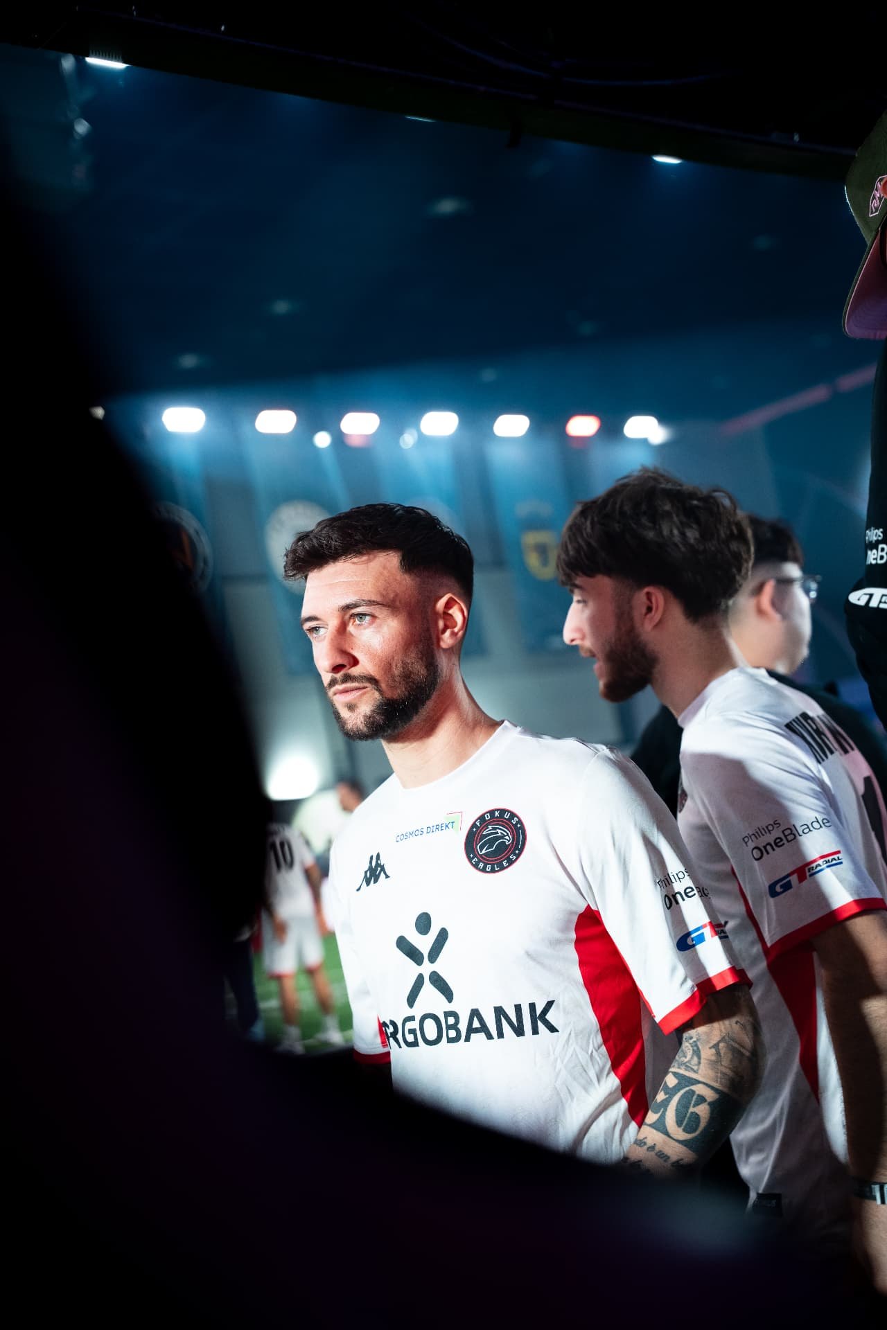Emanuele Giardini konzentriert im Profil